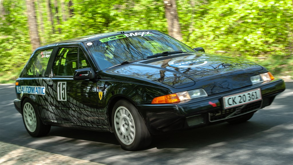 René Mejer har med en 3. plads i klasse 10B i Lindum Skov hillclimb et godt udgangspunkt til Danmarksmesterskabet i 2023.
(Foto: rallypics.dk / Viggo Johansen)